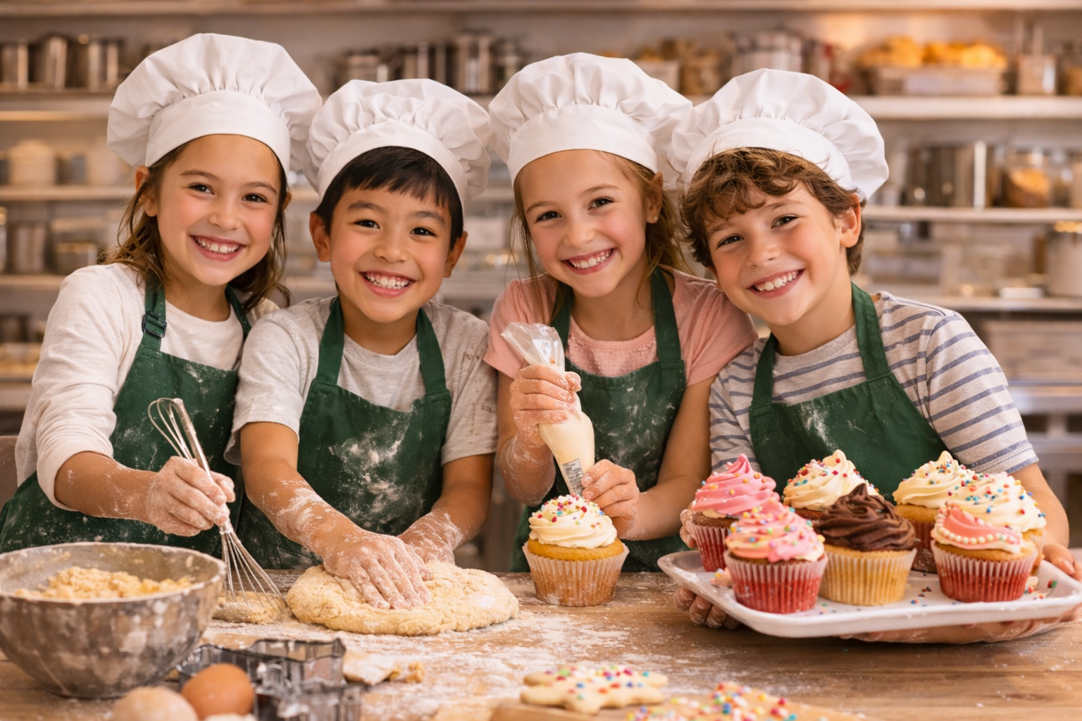 Kids baking class at Westview Bakery