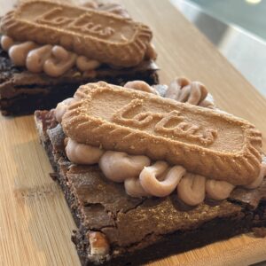 Peanut butter brownie