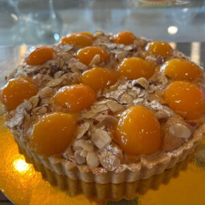 Apricot almond tart
