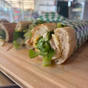 Ham and cheese sandwich